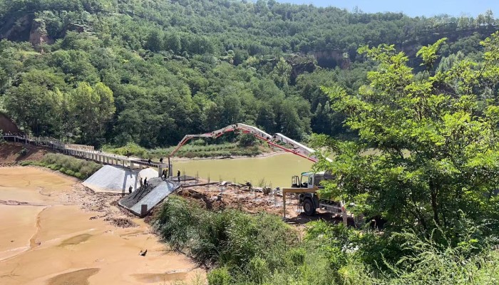 國慶攻堅正當時！正寧縣四郎河項目沖刺收尾，奏響生態(tài)治理收官強音